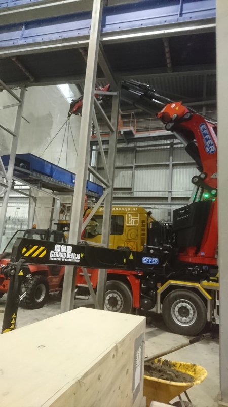 Onderhoud in fabriekshal