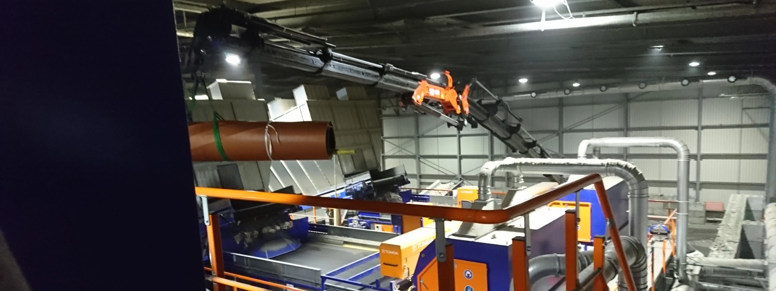 Onderhoud in fabriekshal