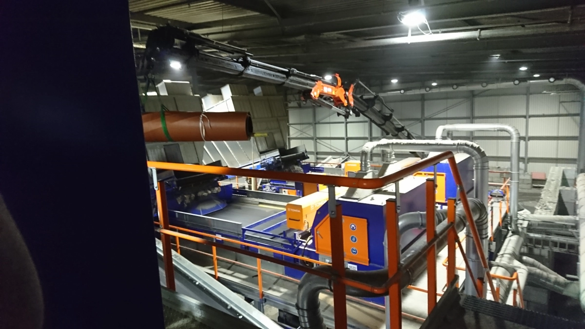 Onderhoud in fabriekshal