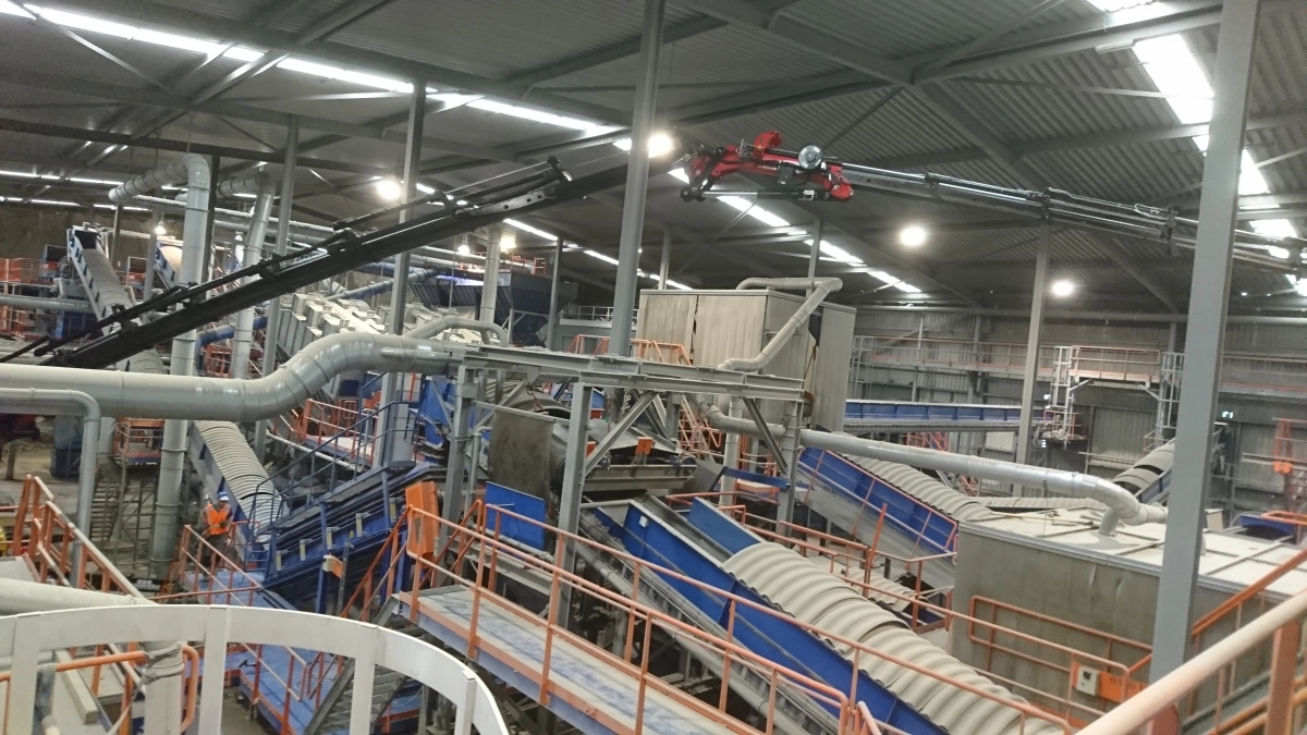 Onderhoud in fabriekshal