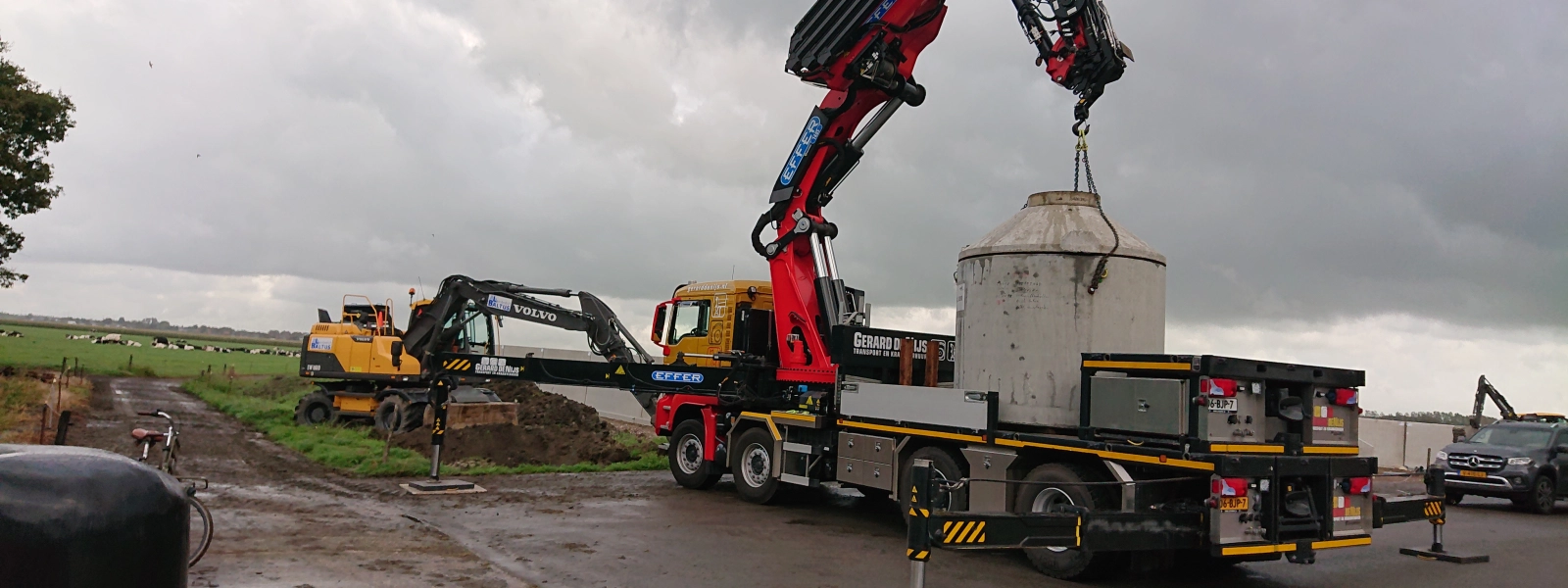 Put van 6 ton plaatsen